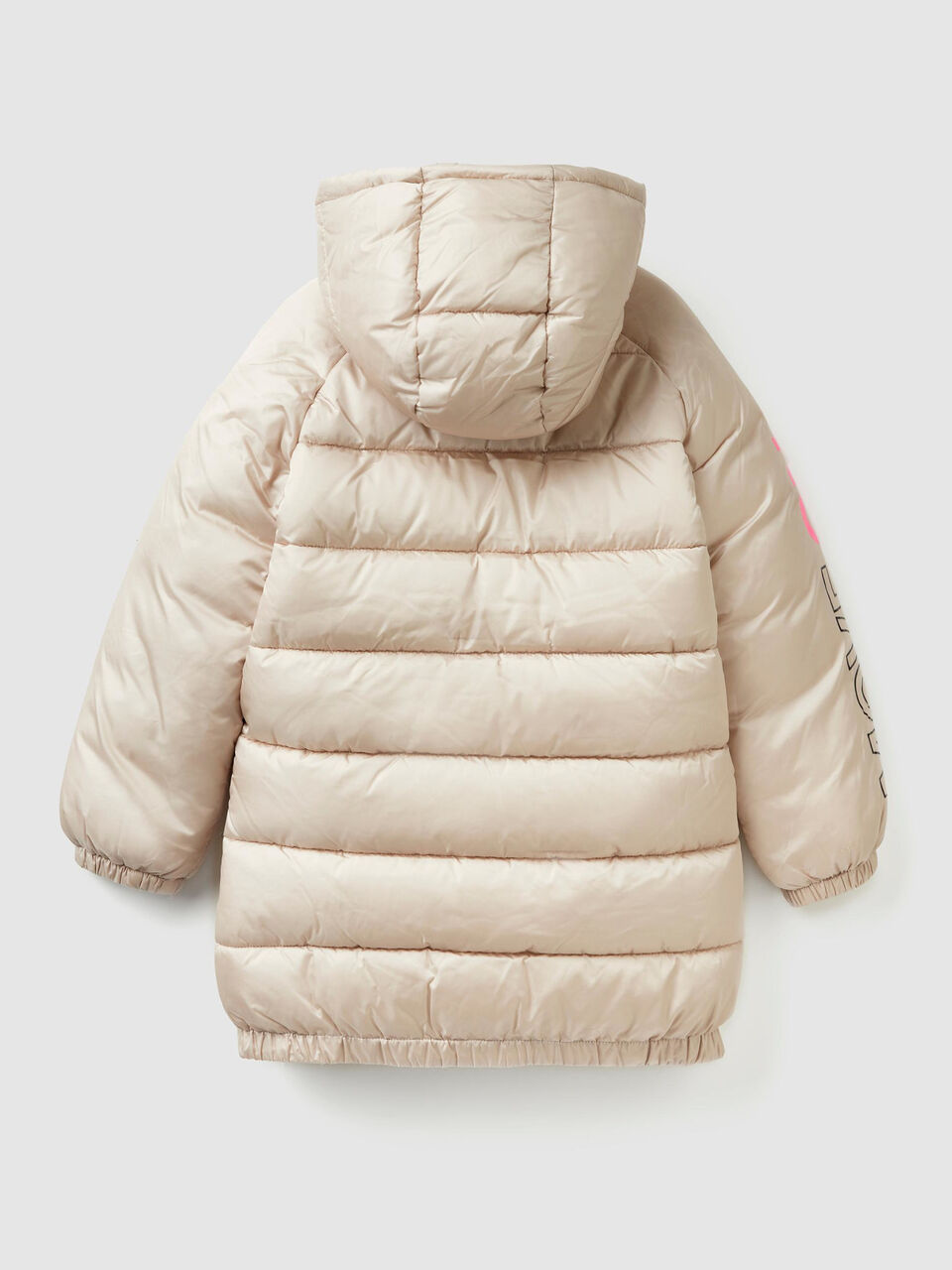Jacket with print and hood image number 2