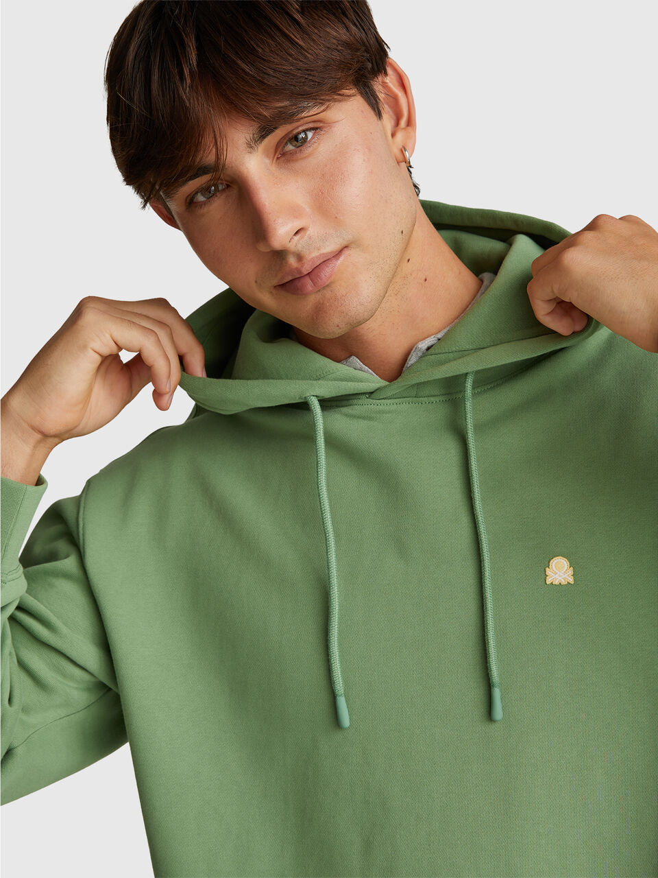 SWEATER W/HOOD Men image number null