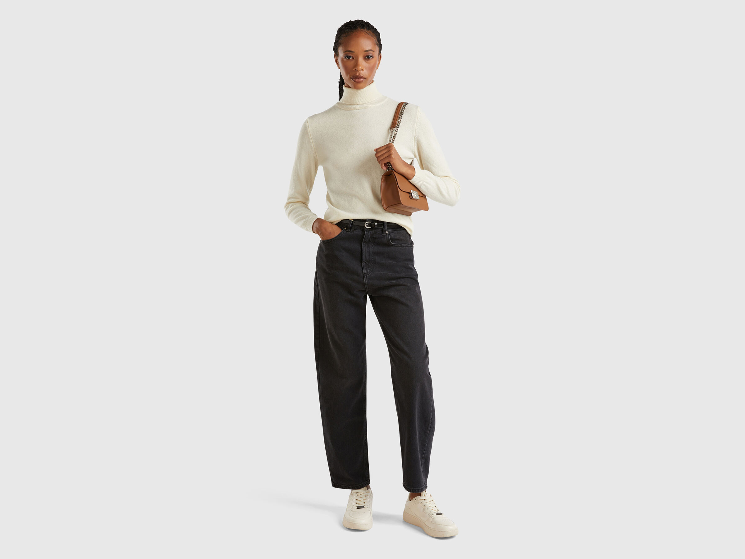 TURTLE NECK SWEATER Women image number 2