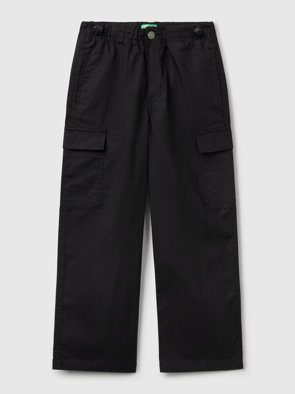 Parachute trousers in stretch cotton Junior Boy