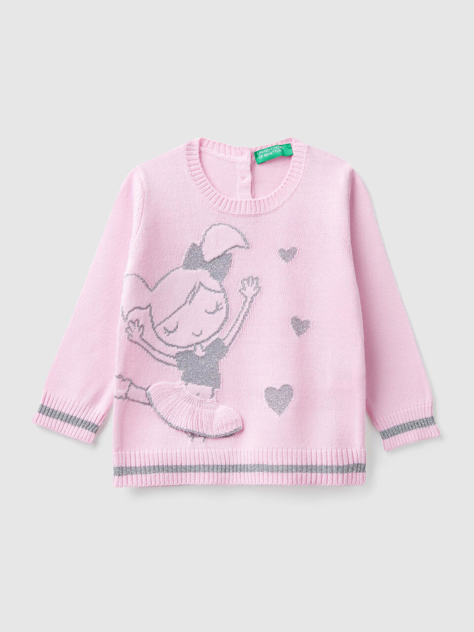 Sweater with ballerina inlay image number 1