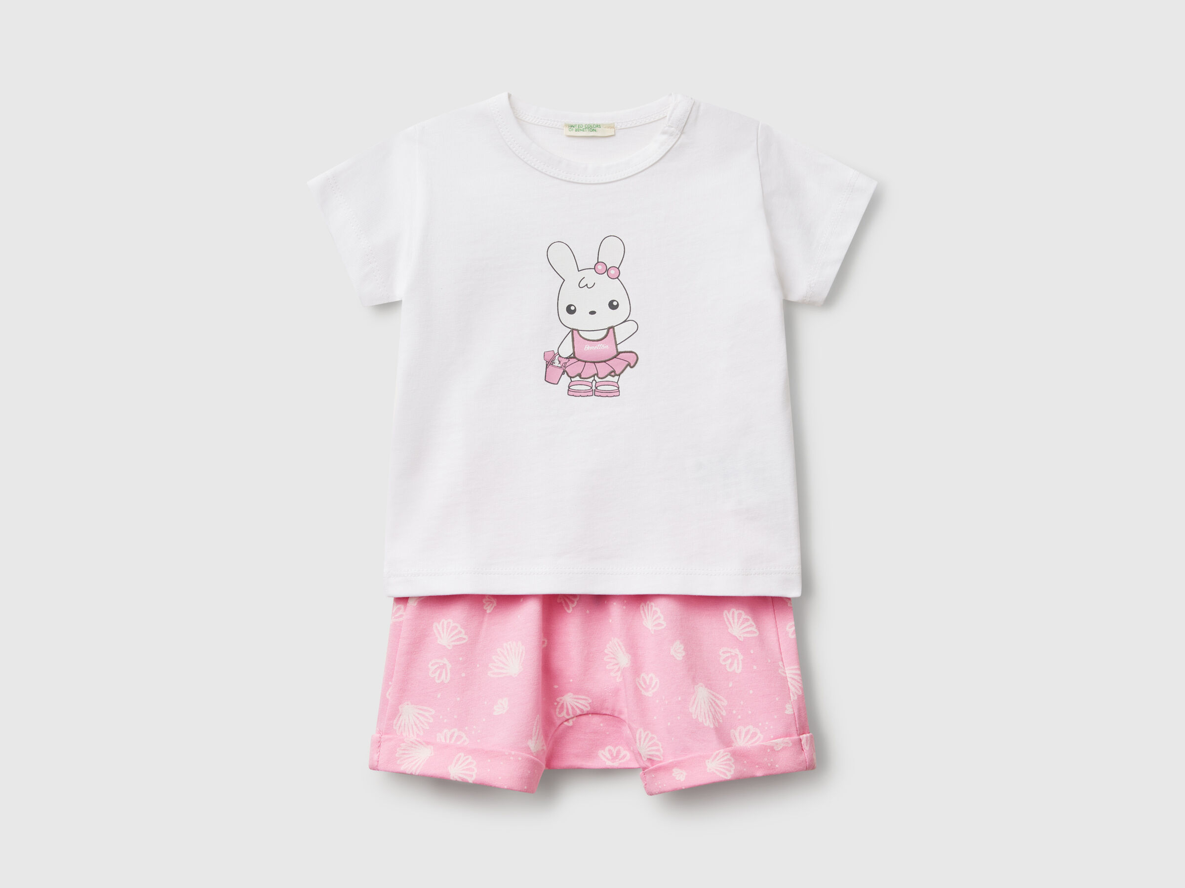 SET T-SHIRT+SHORTS New Born (0-18 months) image number 0