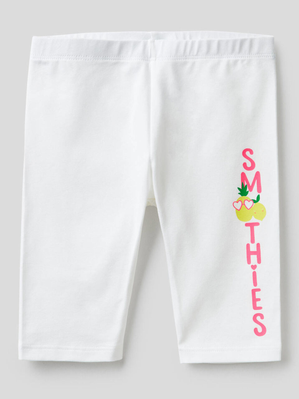 Leggings in stretch cotton with print image number 1