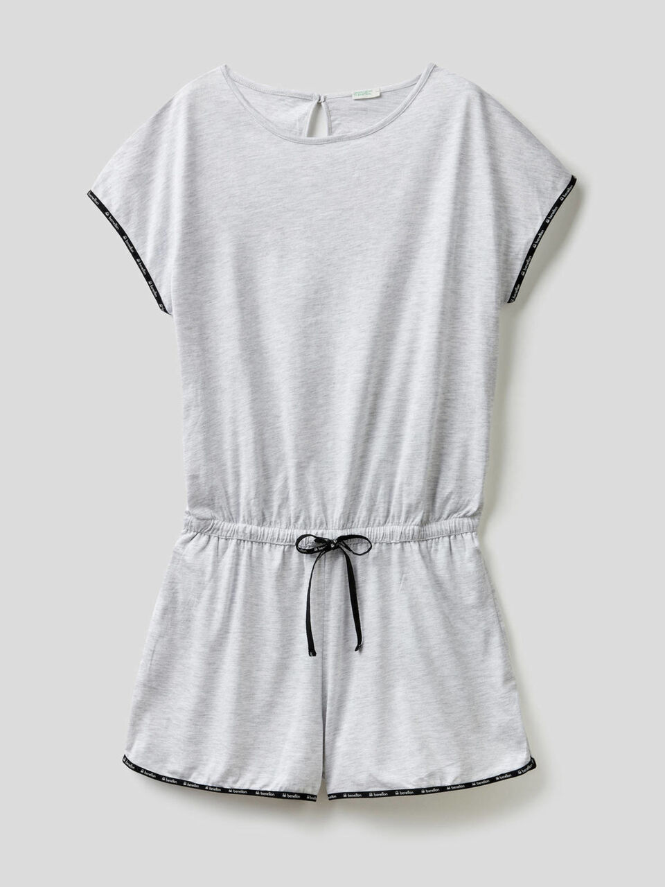 Short jumpsuit with logo image number 1