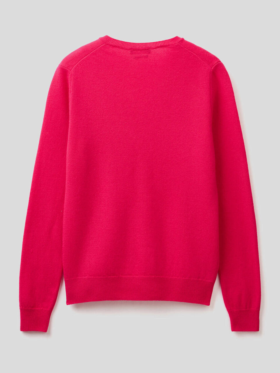 V-neck sweater in pure virgin wool image number 2
