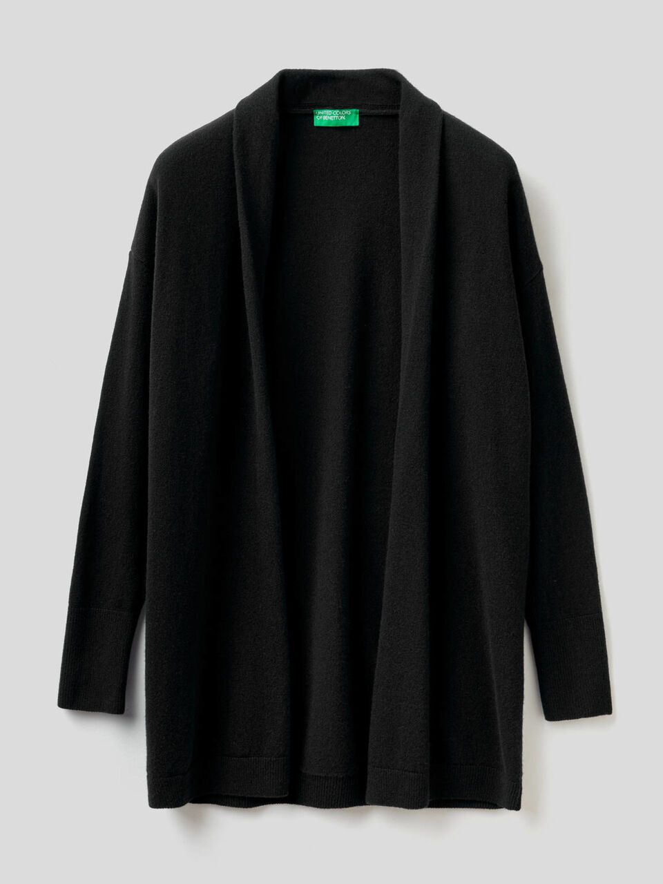 Long cardigan with shawl collar image number 1