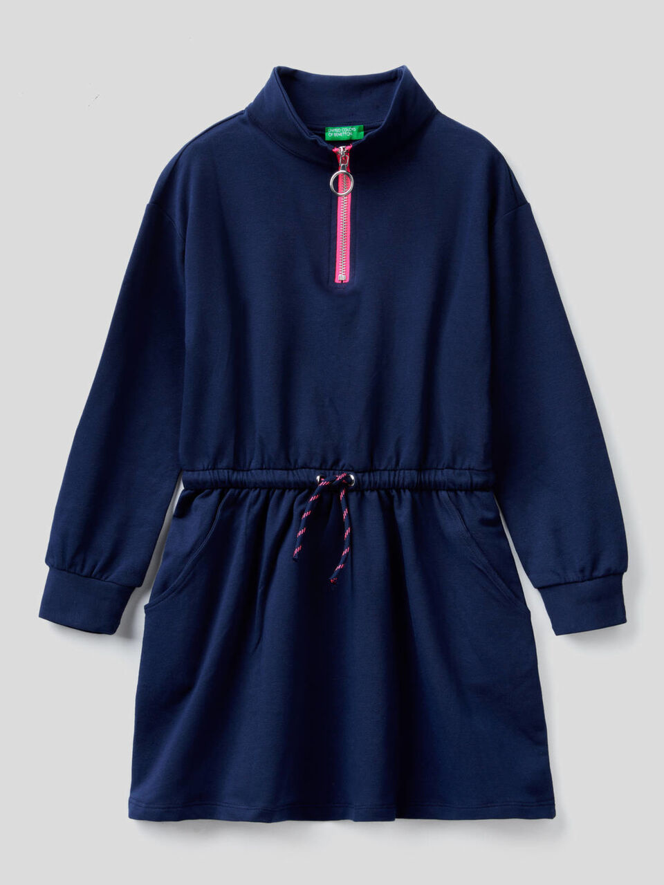 Organic cotton sweat dress image number 1