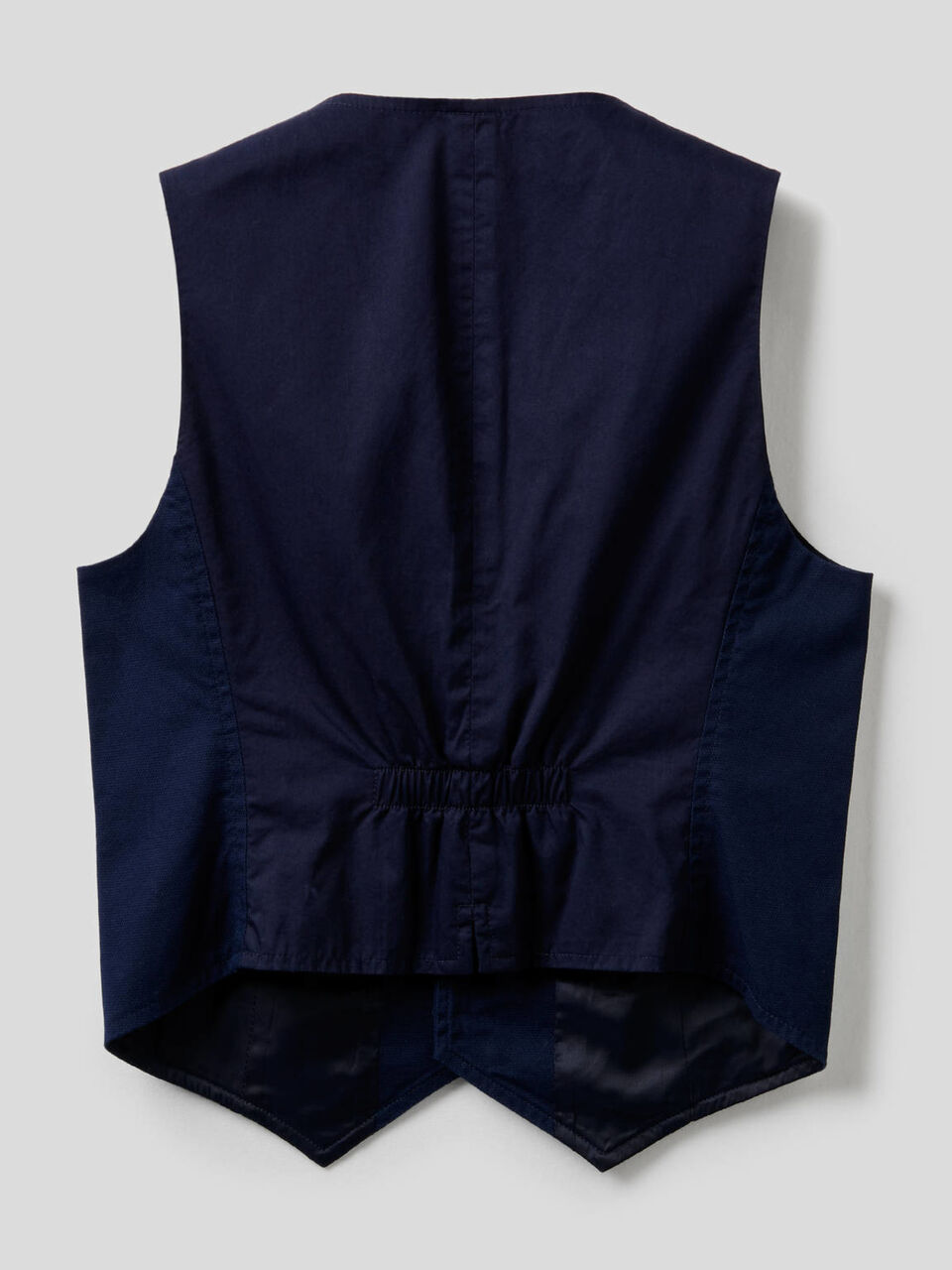 Stretch cotton vest image number 2