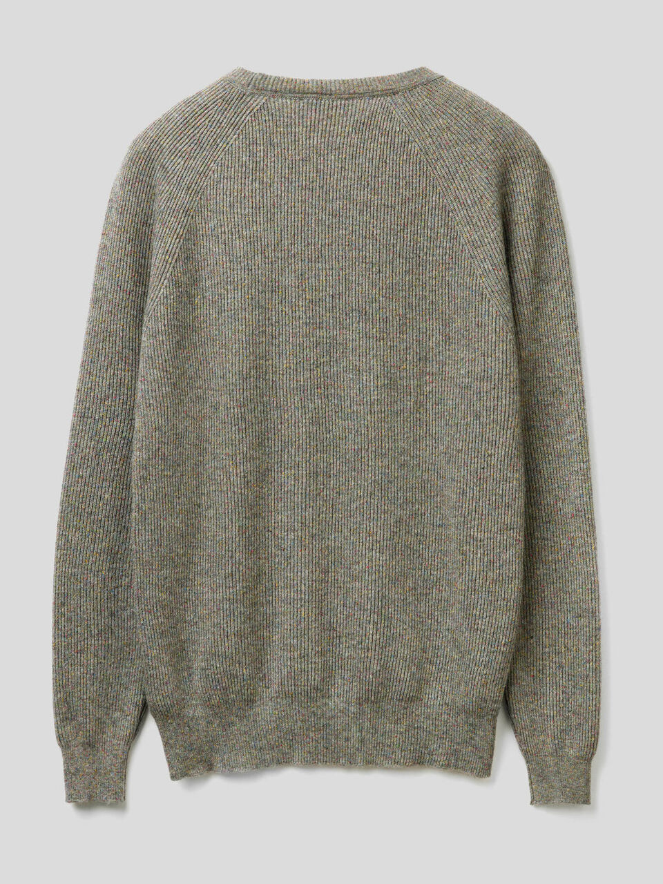 Ribbed wool and silk blend sweater image number 2