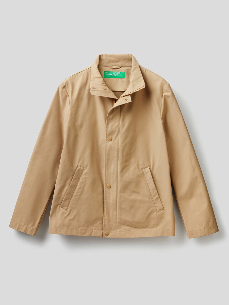 Jacket with zip and buttons image number 1