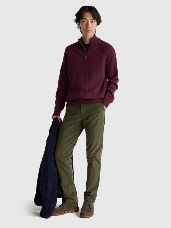 Turtleneck in pure Merino wool Men
