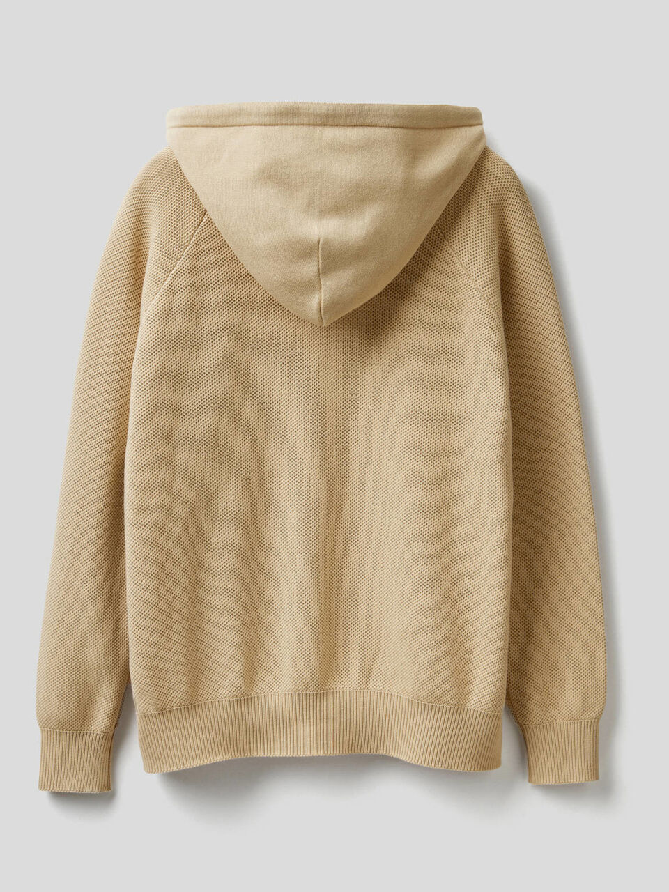 Sweater hood in cotton tricot image number 2