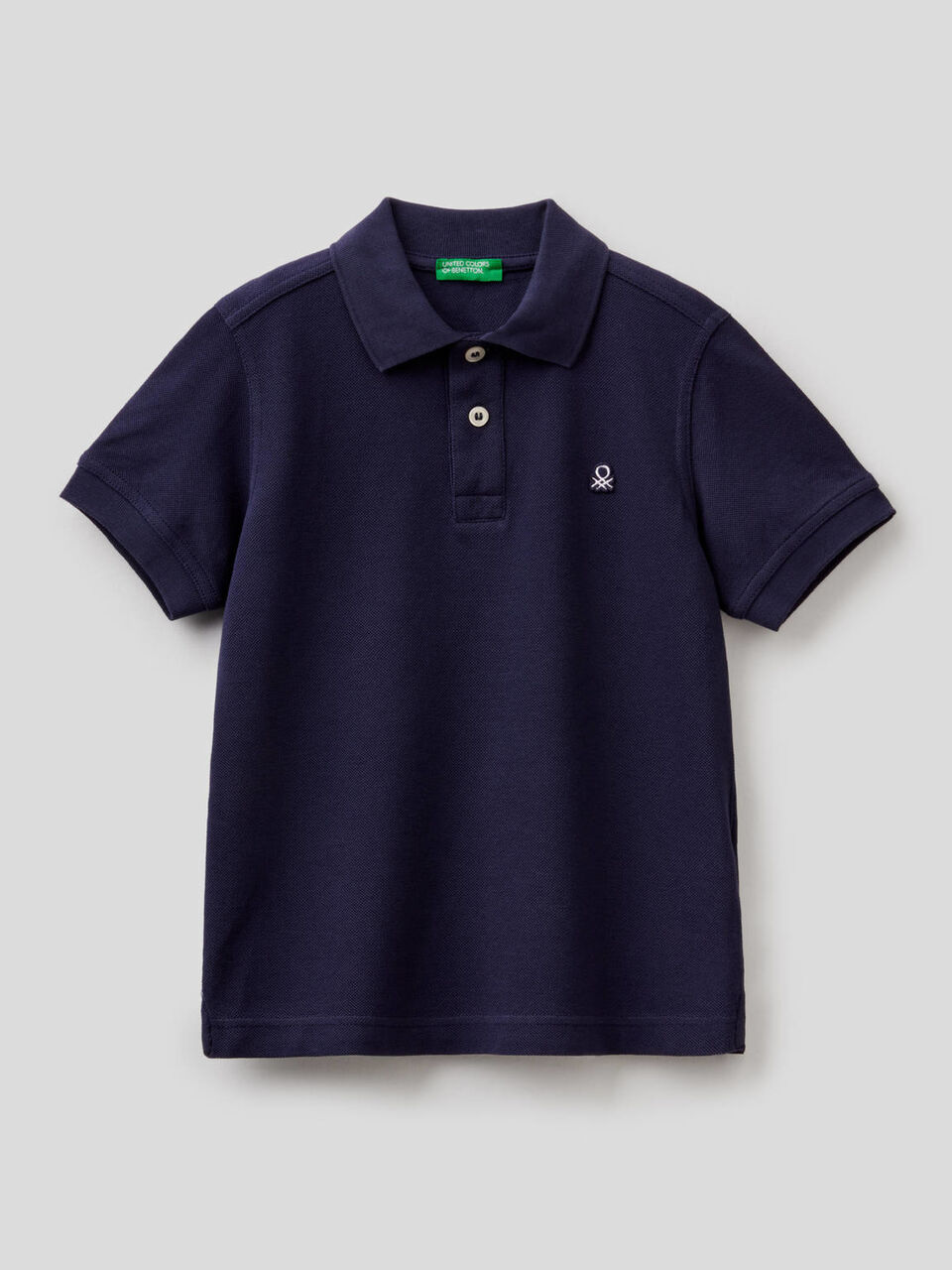 Polo in pure cotton pique image number 1