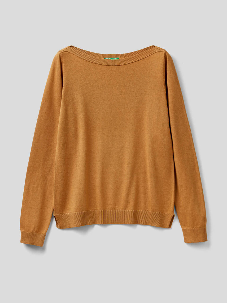 Boat neck sweater image number 1
