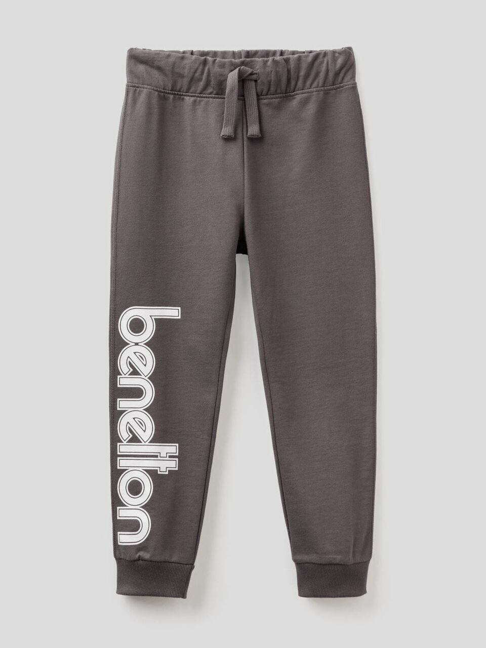 100% cotton sweatpants with logo image number 1