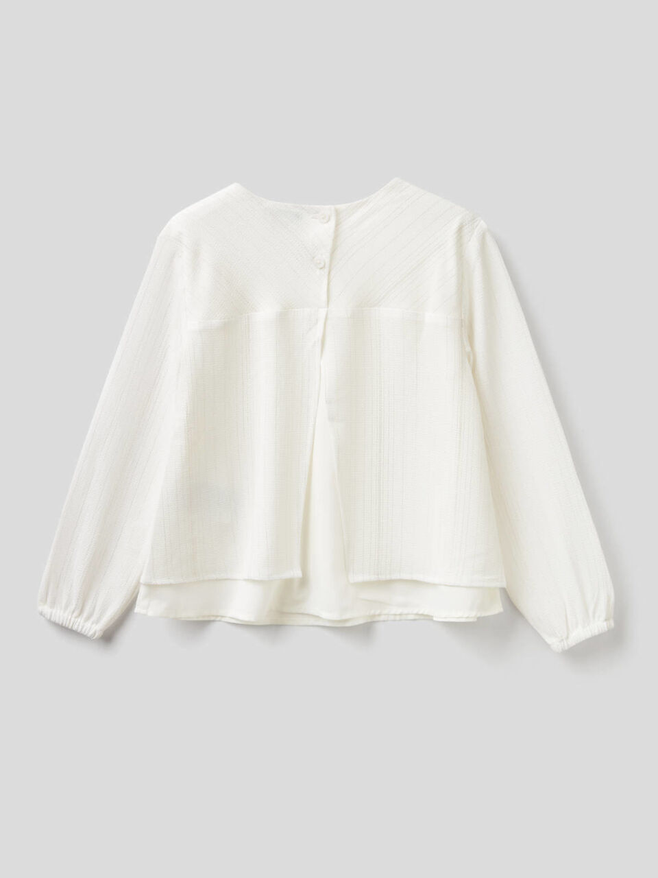 Double layer crepe blouse image number 2