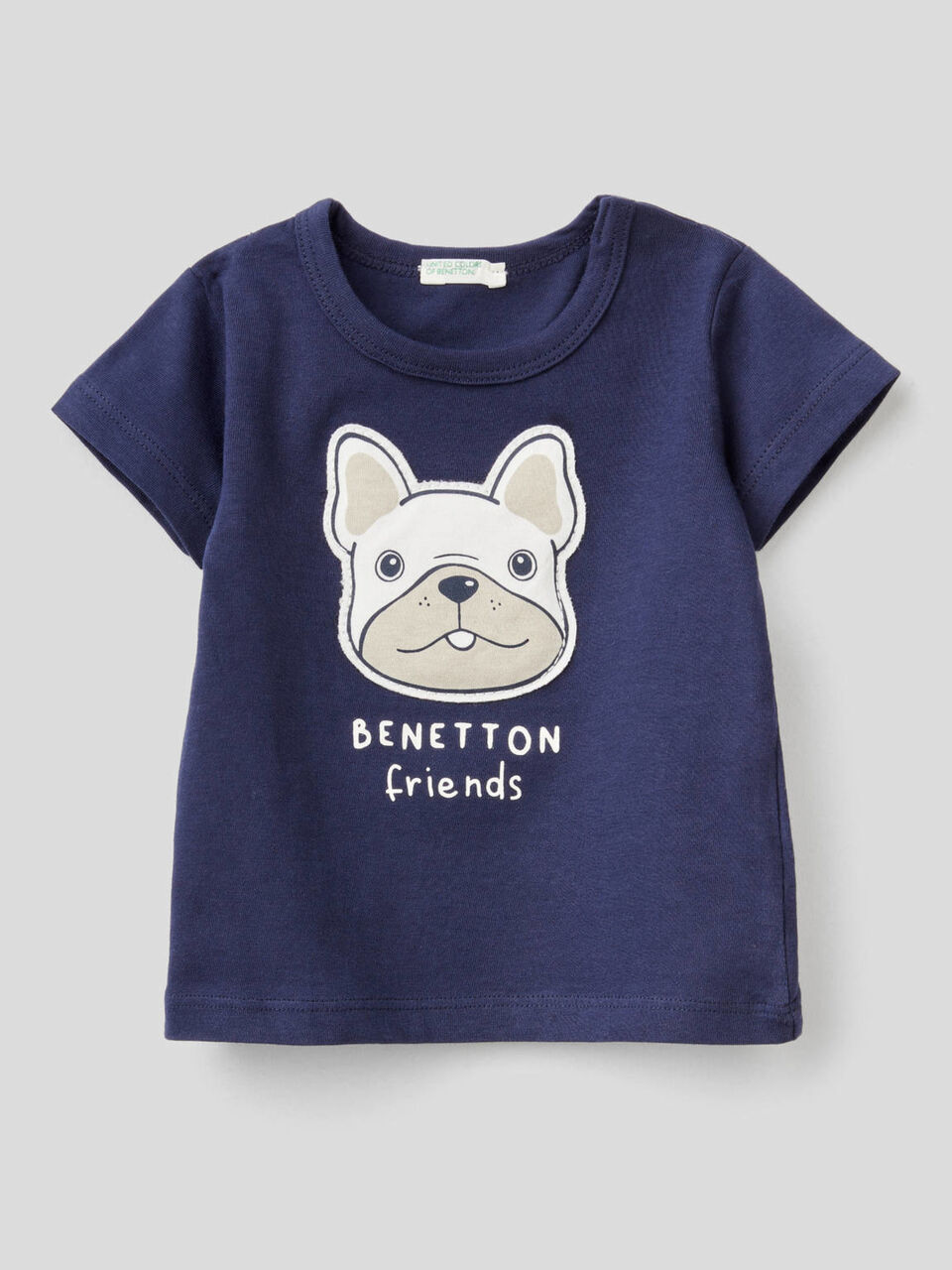 T-shirt with patch and print image number 1
