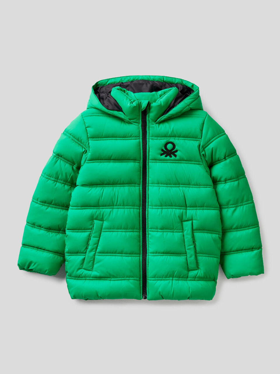 Padded jacket with hood image number 1
