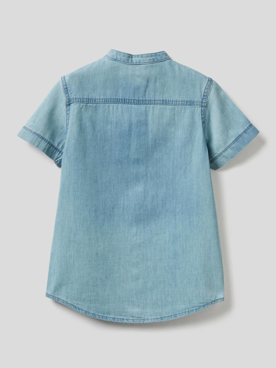 Shirt in 100% cotton denim image number 2