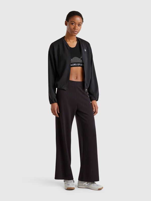 Wide trousers in MODAL Women
