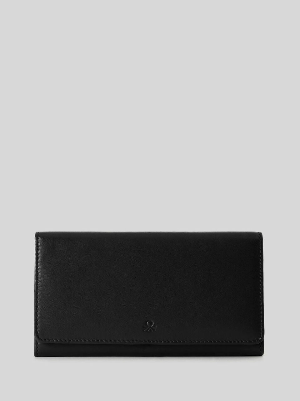 Real leather wallet with zipper image number 1