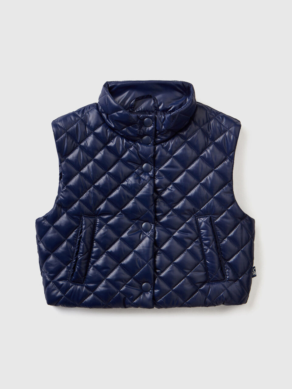 Boxy fit quilted vest