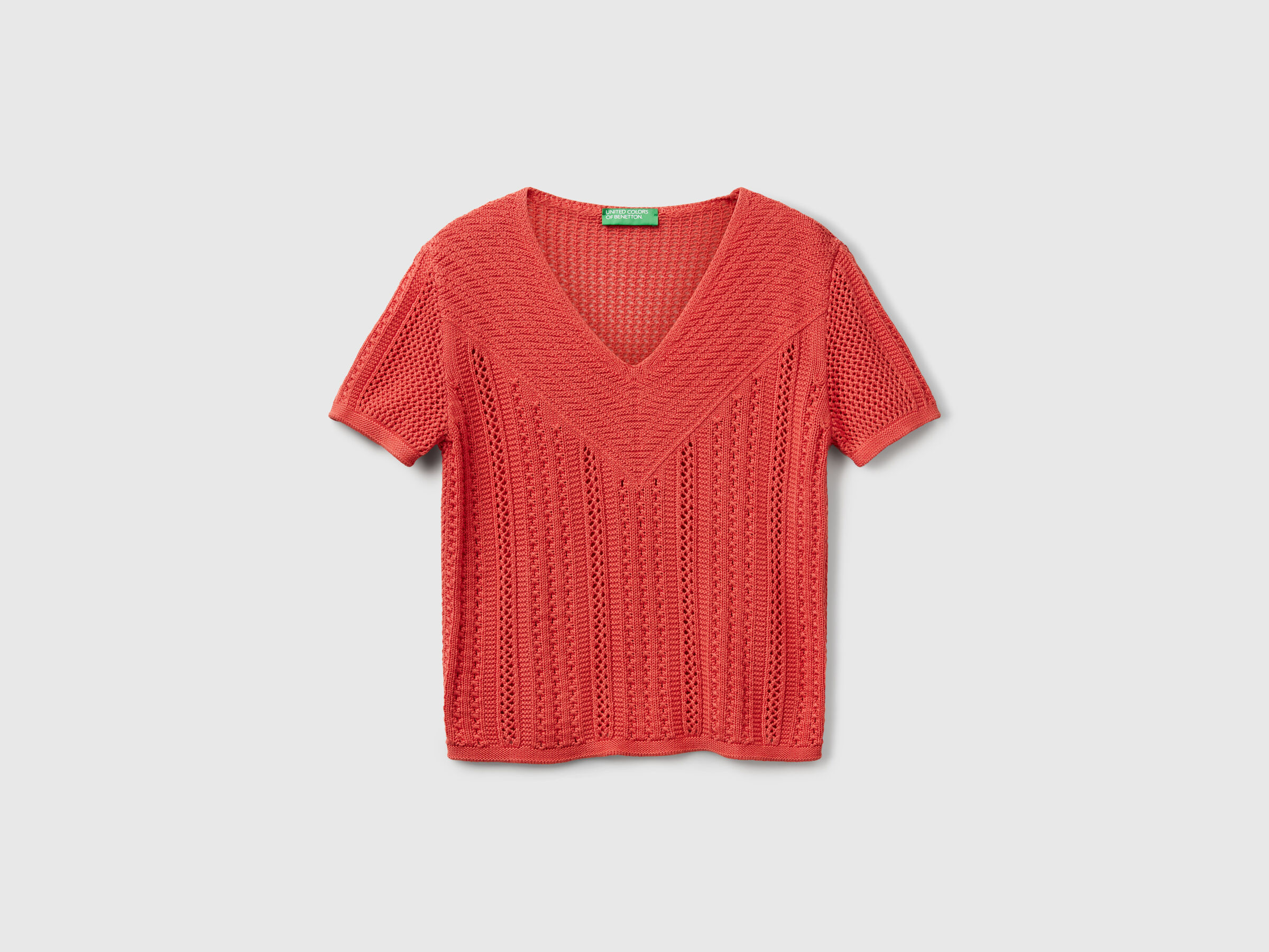 V NECK SWEATER H/S Women image number 3