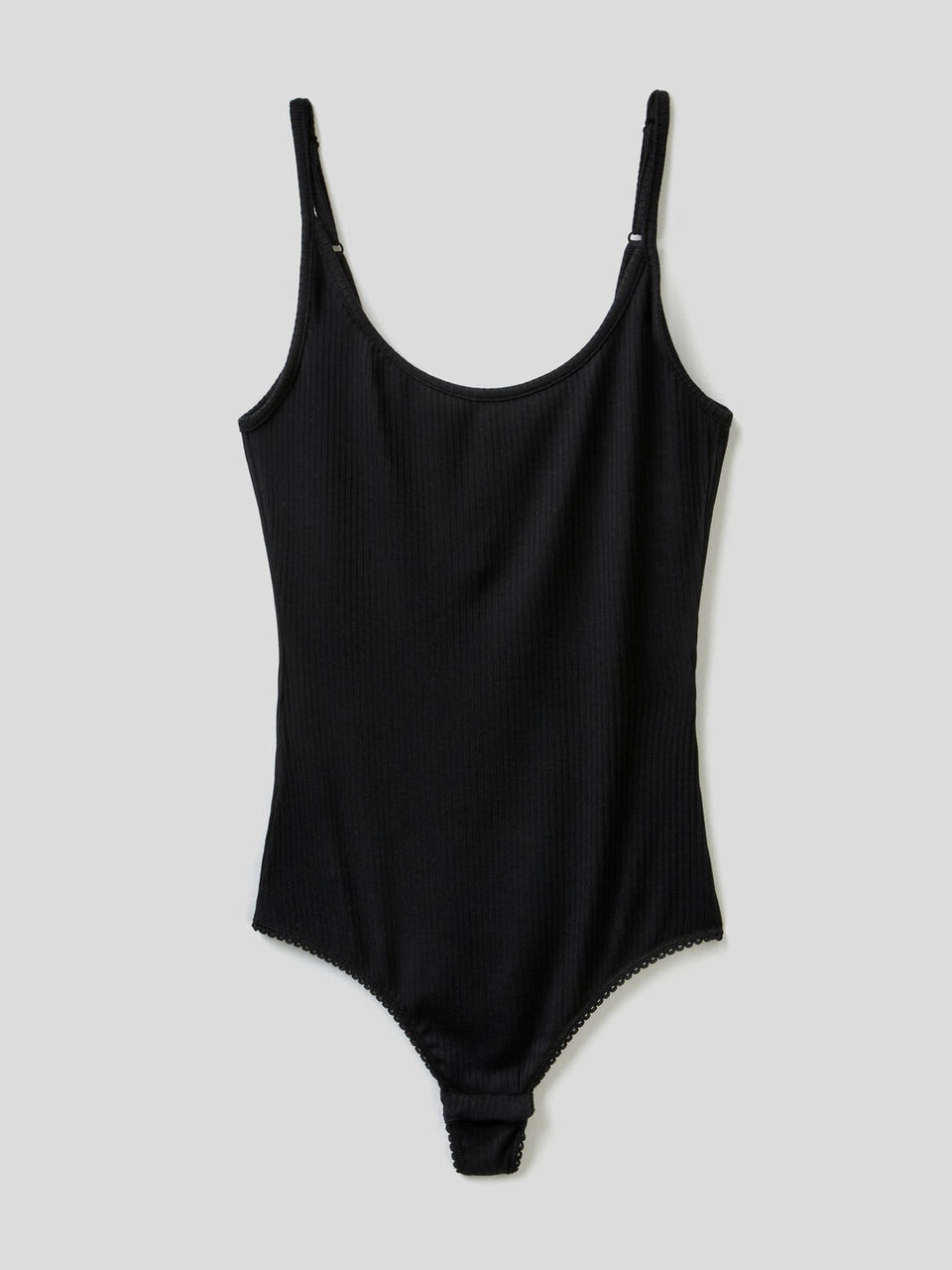 Bodysuit thong with thin shoulder straps image number 1