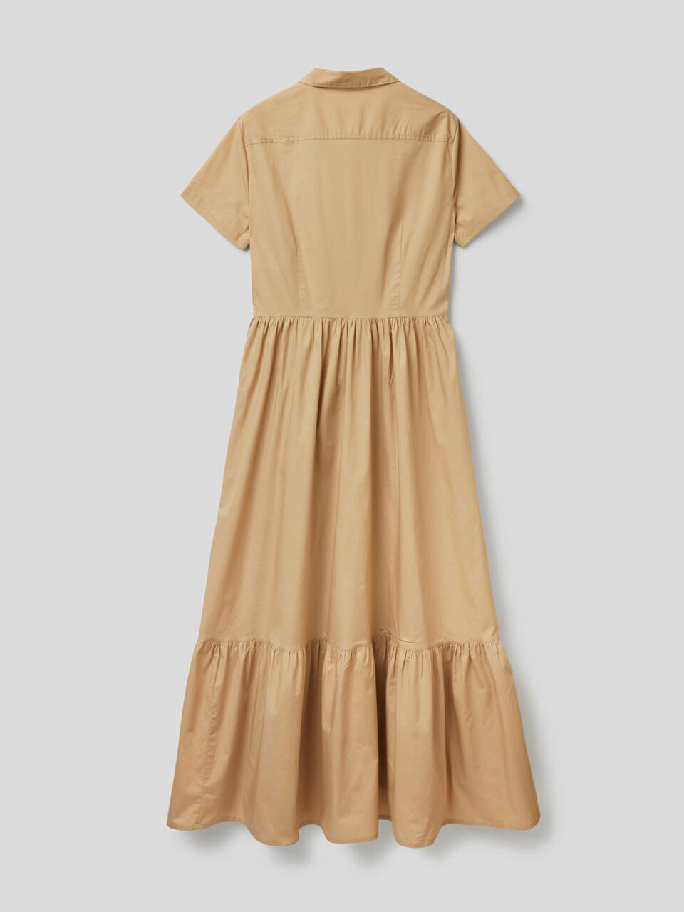 Long dress with frill at the bottom. image number 2