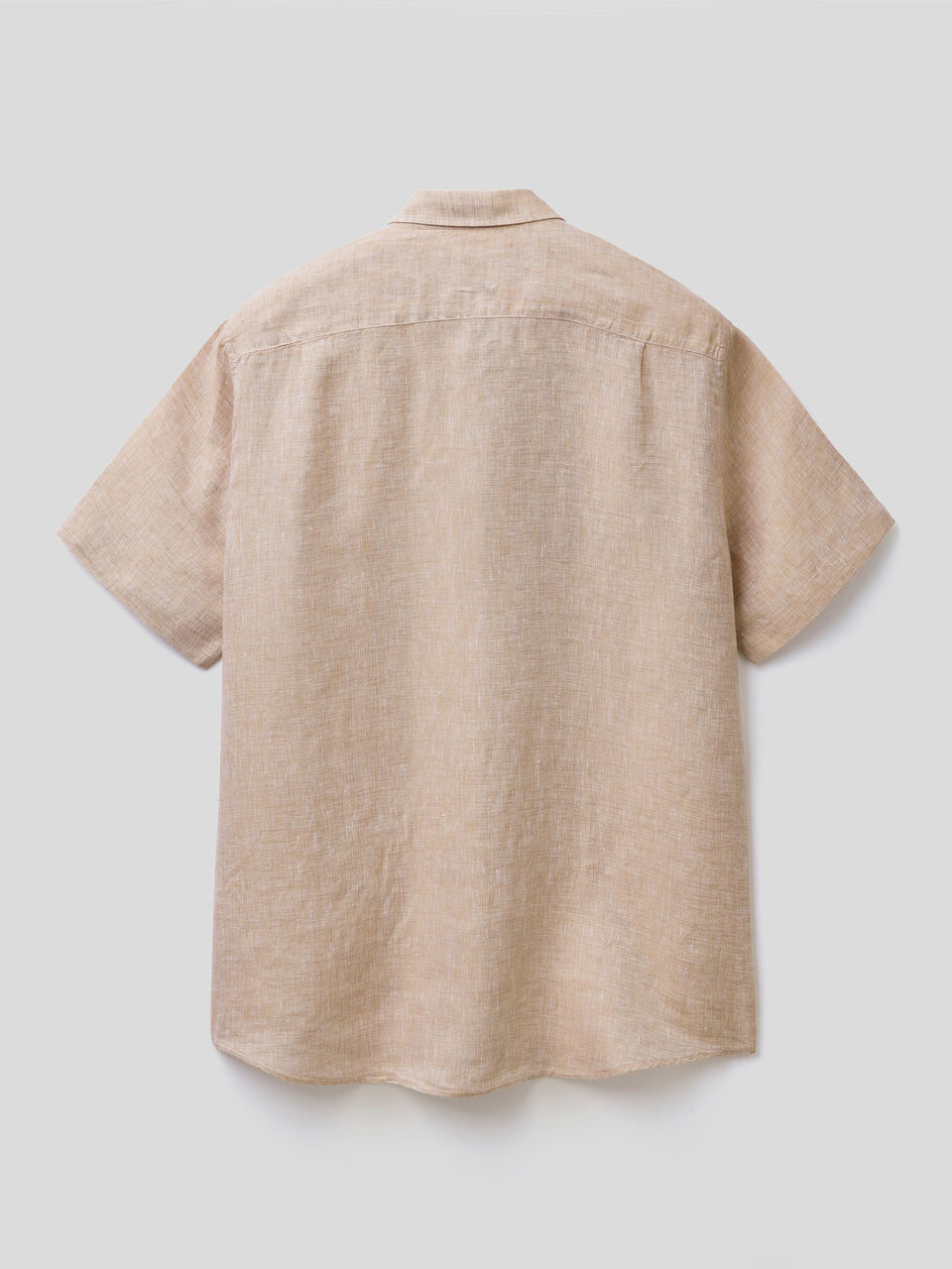 100% linen short sleeve shirt image number 2