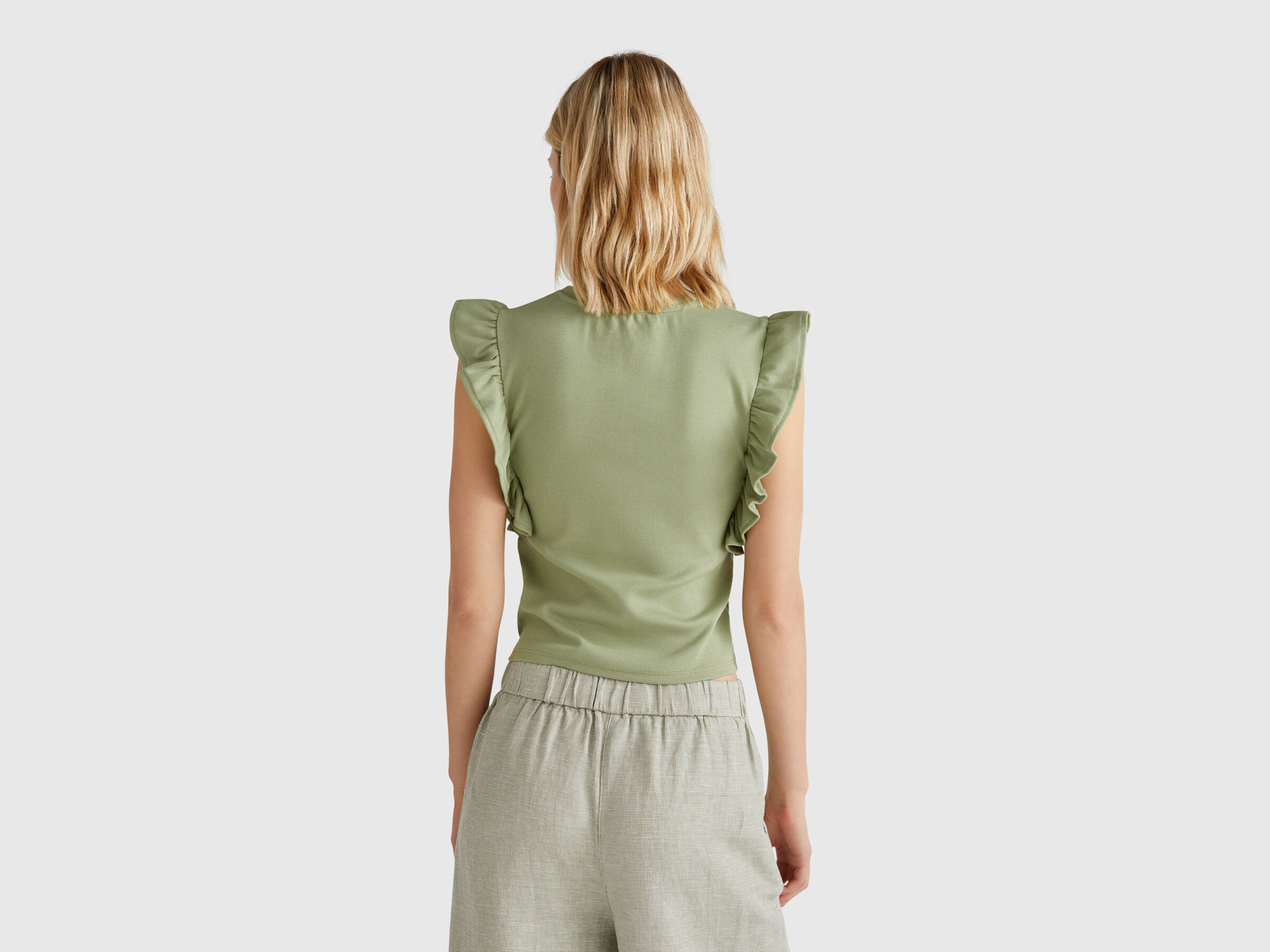 SLEEVELESS SWEATER Women image number 1