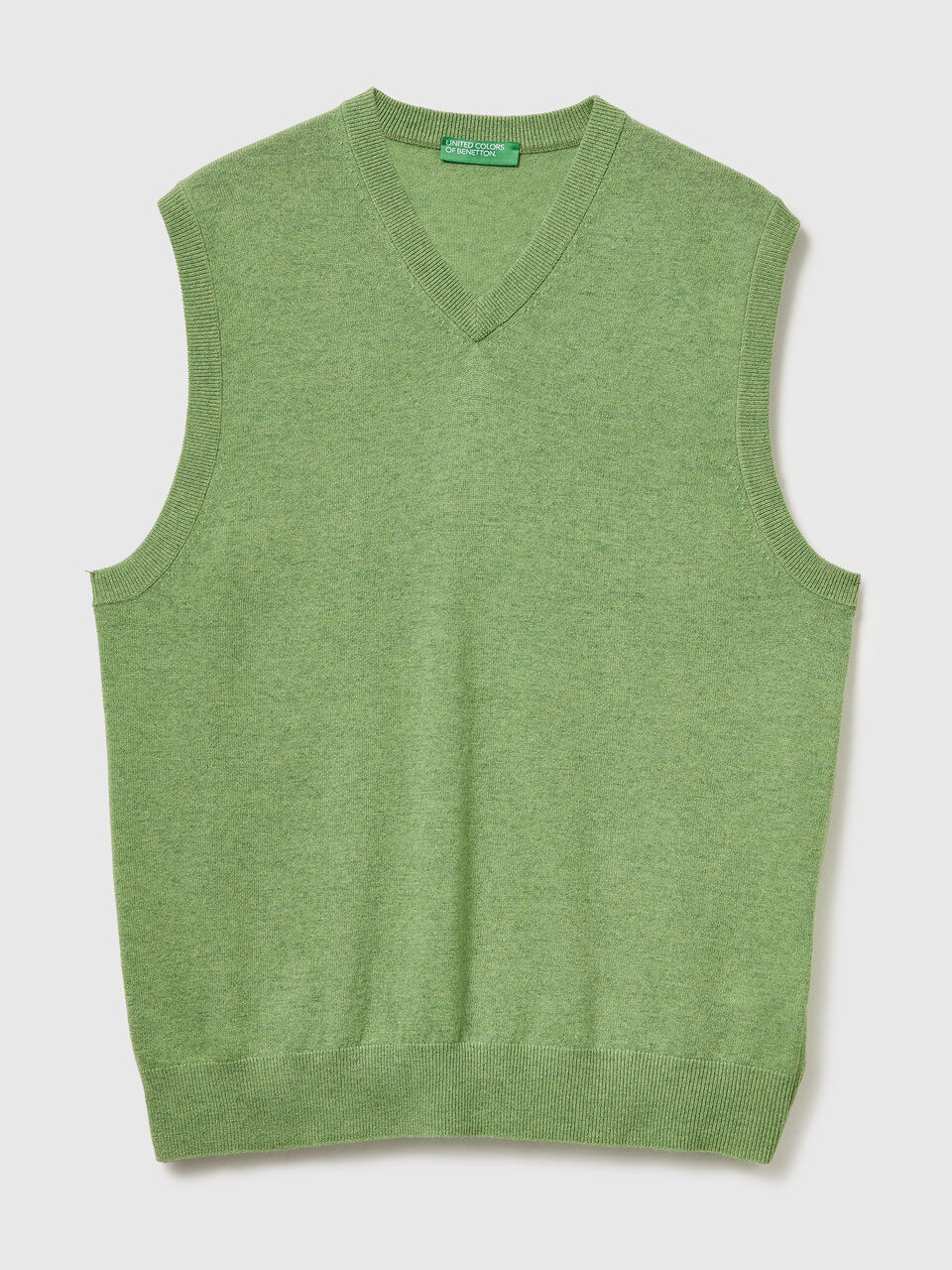 S/L V NECK SWEATER Men image number 1