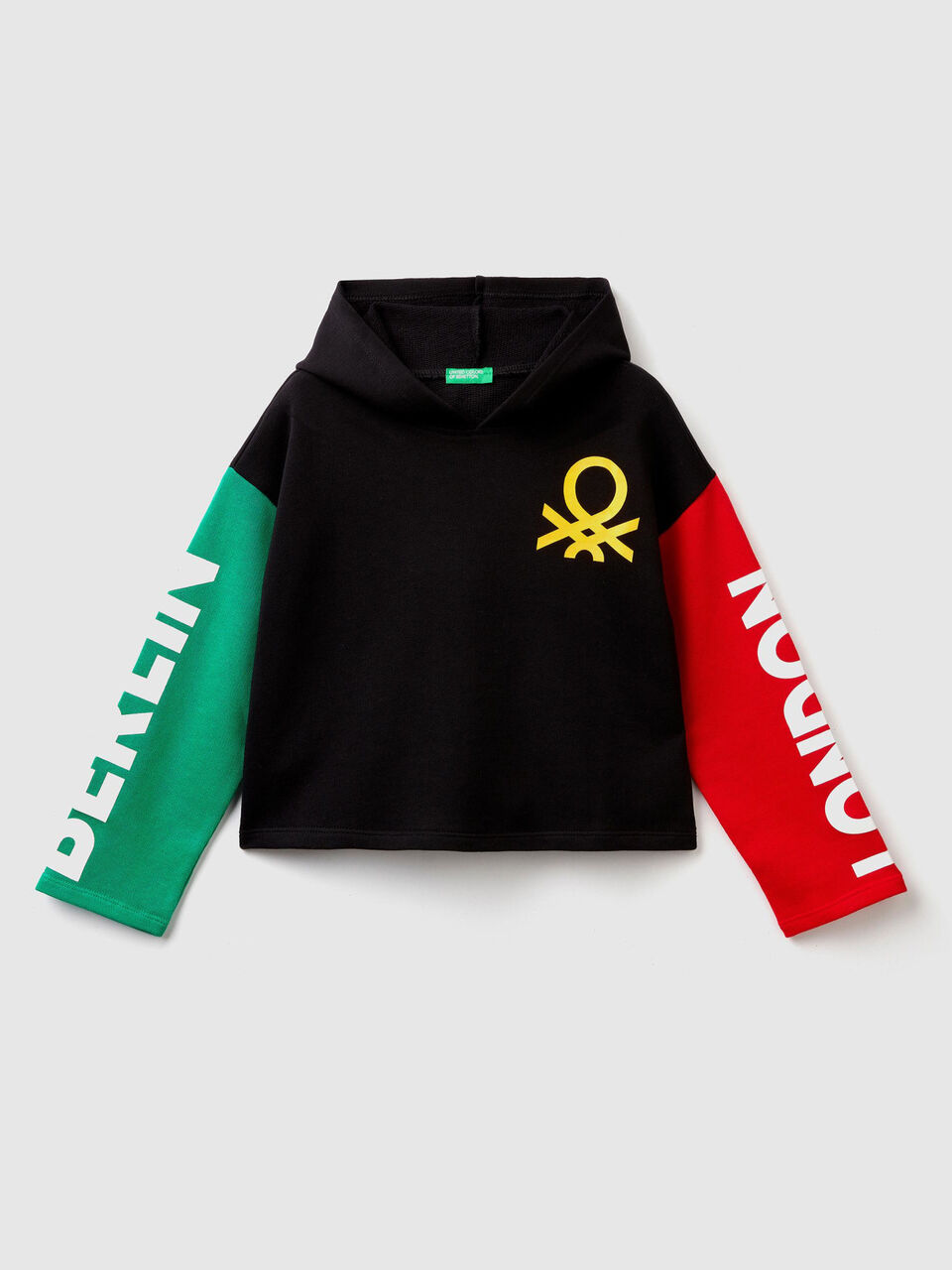 Color block hoodie image number 1