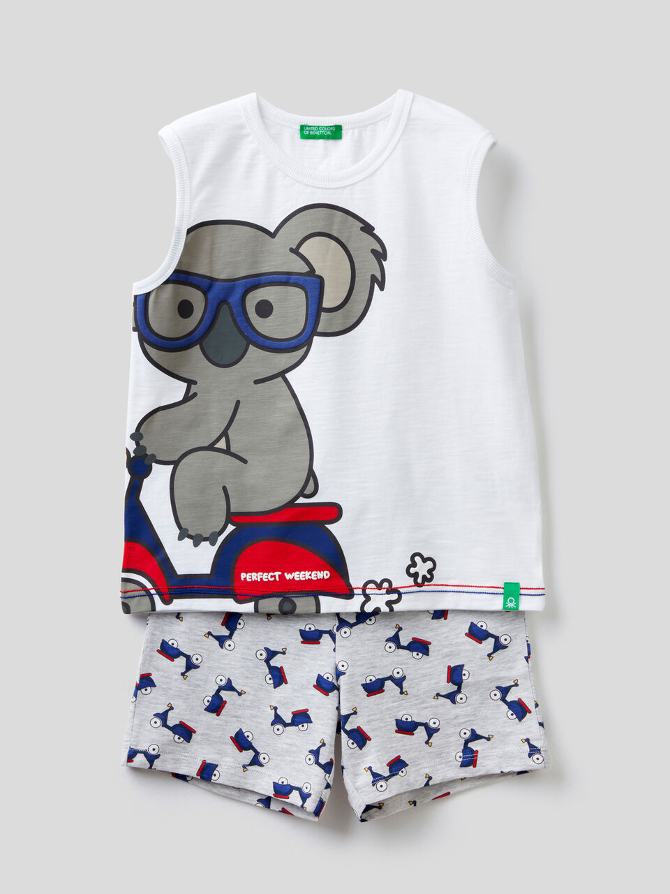 Tank top pyjamas with koala print image number 1
