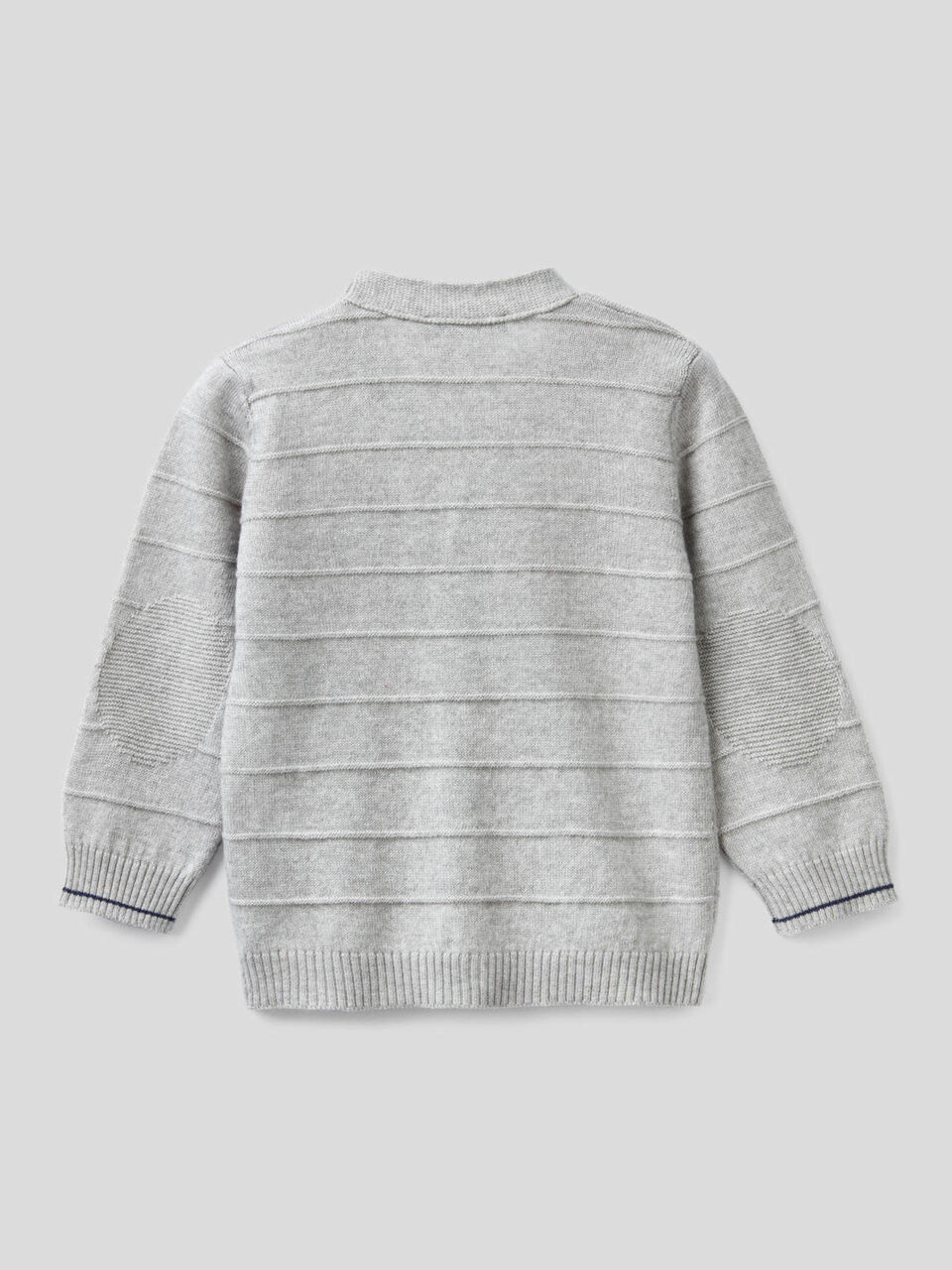 V-neck knit cardigan image number 2