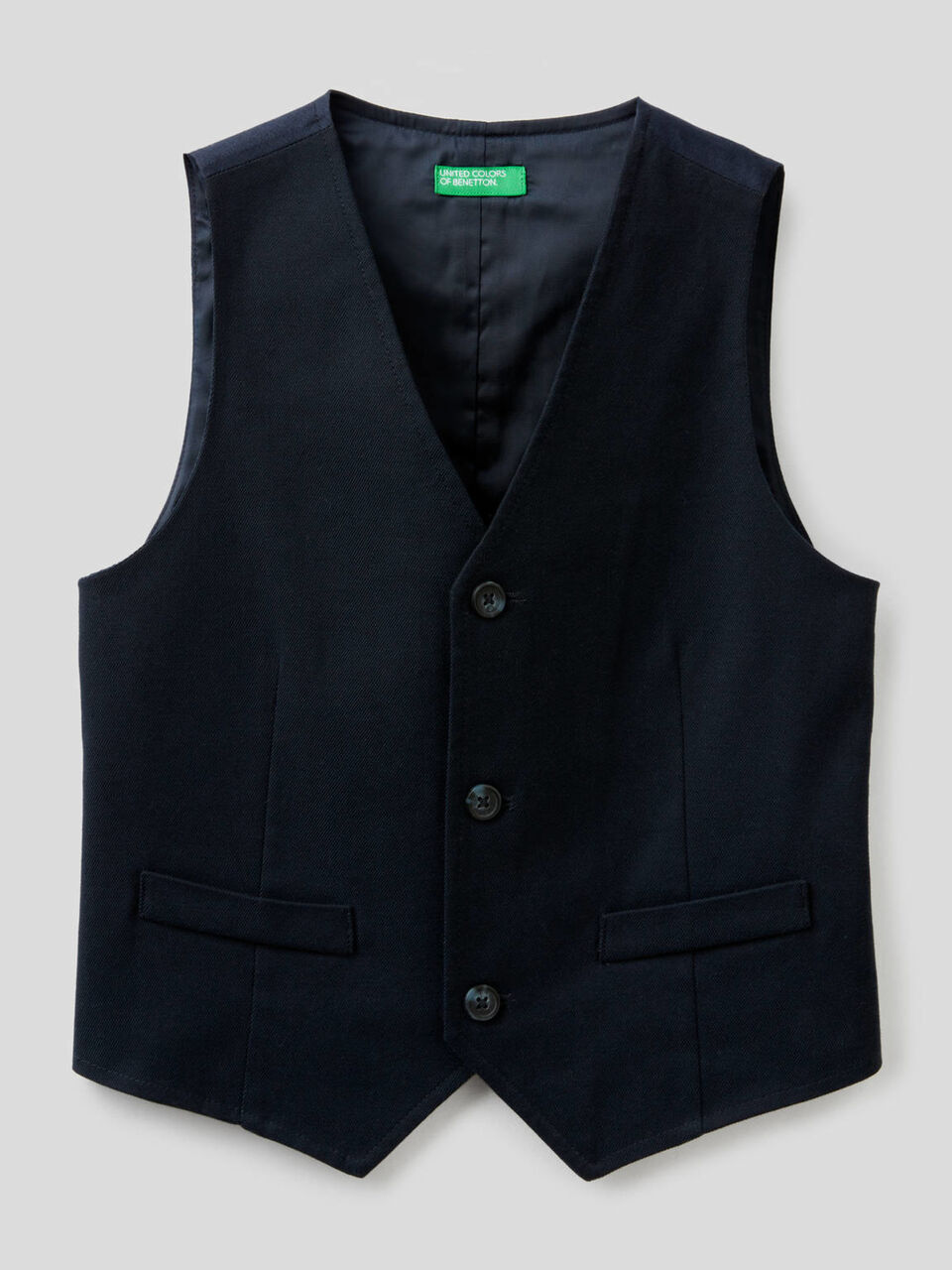 Classic flannel vest image number 1
