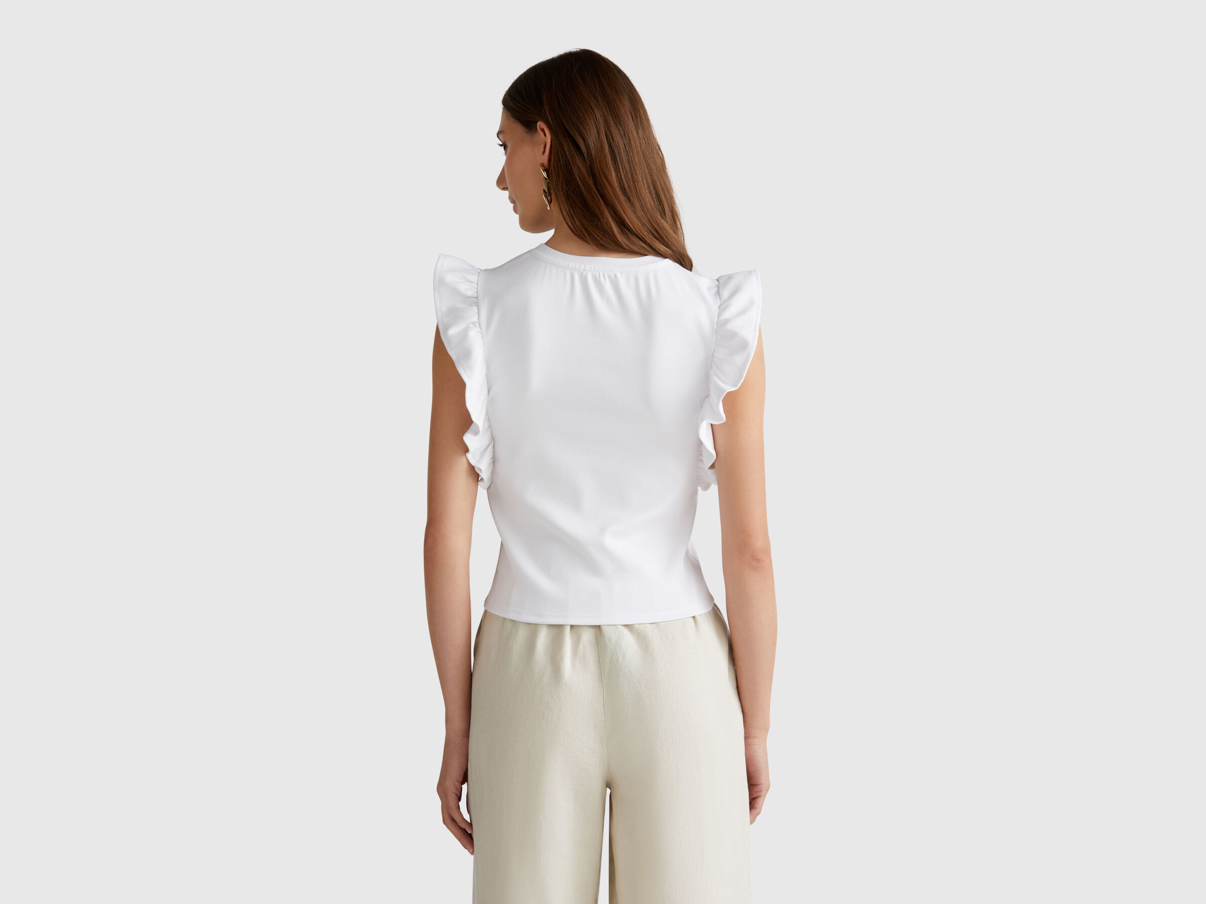 SLEEVELESS SWEATER Women image number 1
