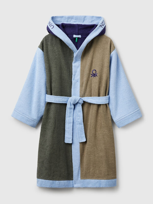 Color block bathrobe Junior Boy