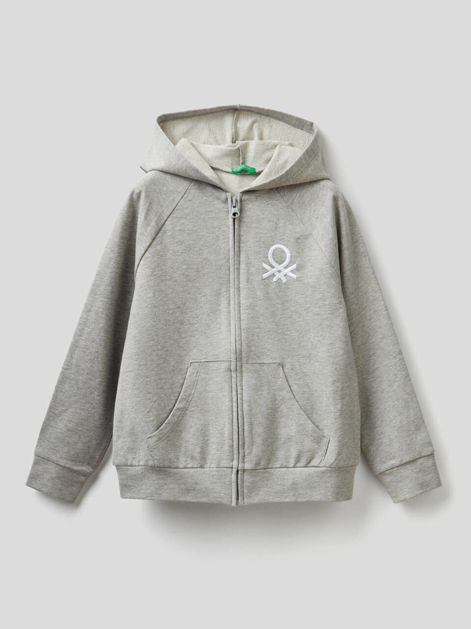 Hoodie with logo embroidery image number 1