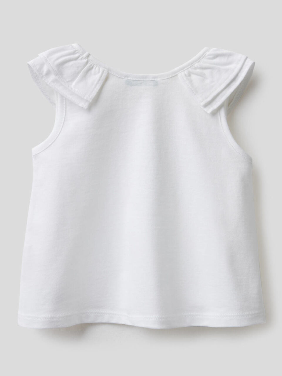 Top in organic cotton with rouches image number 2