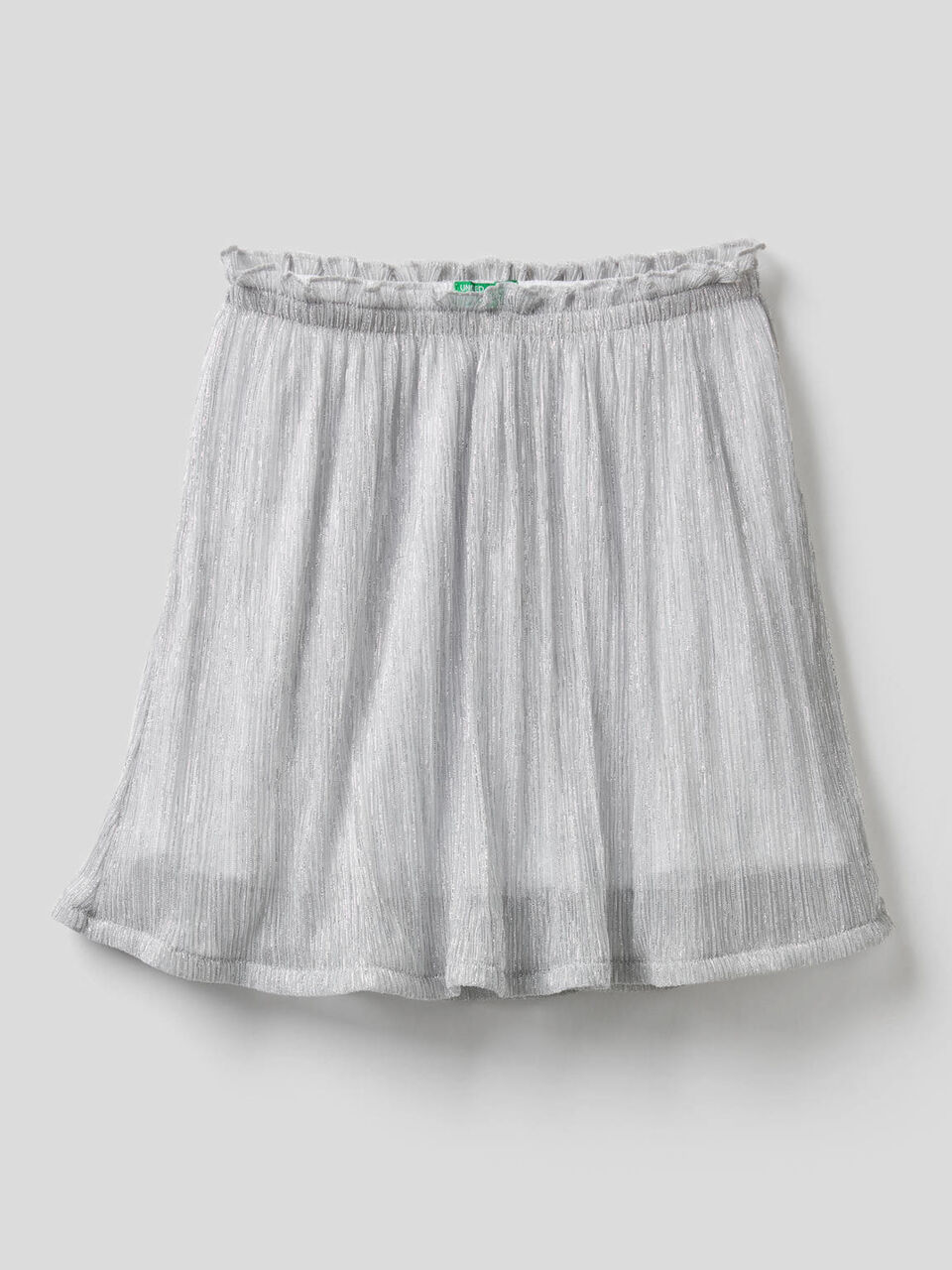 Flared skirt with lurex threads image number 1