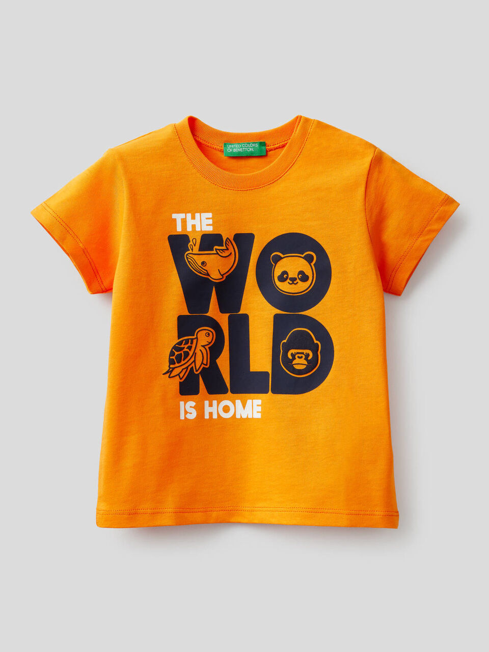 100% cotton t-shirt with print image number 1