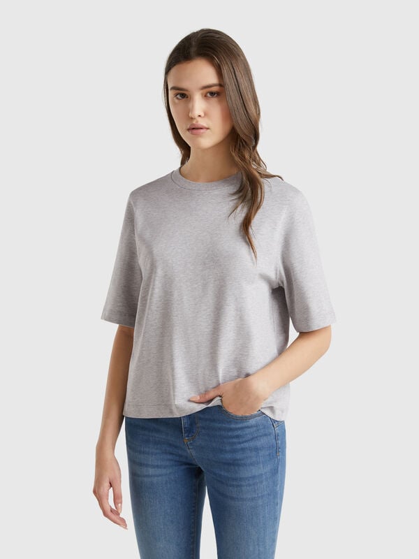 100% cotton boxy fit t-shirt Women