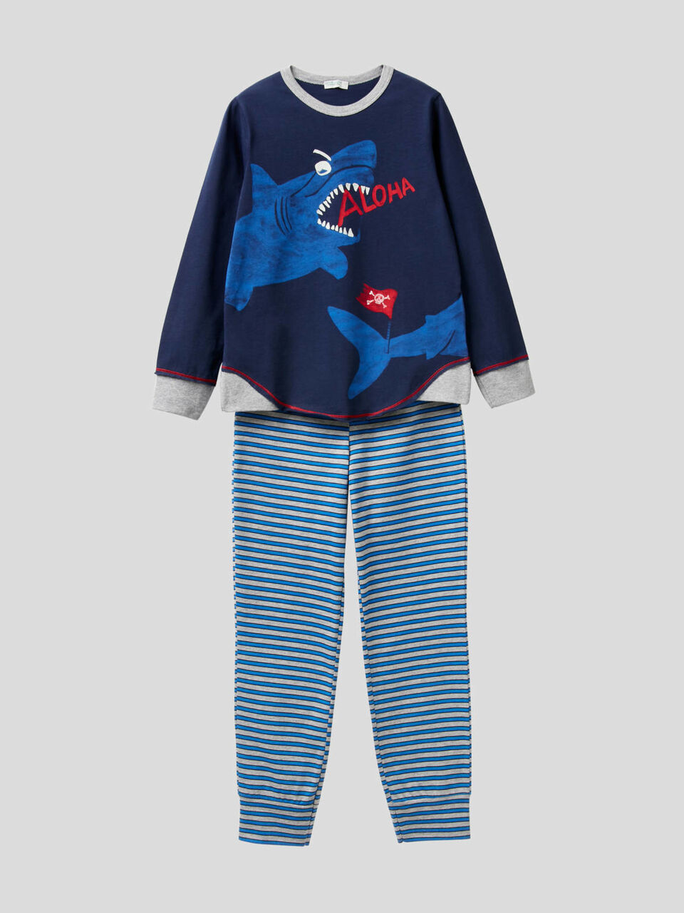 Pyjamas with neon print image number 1