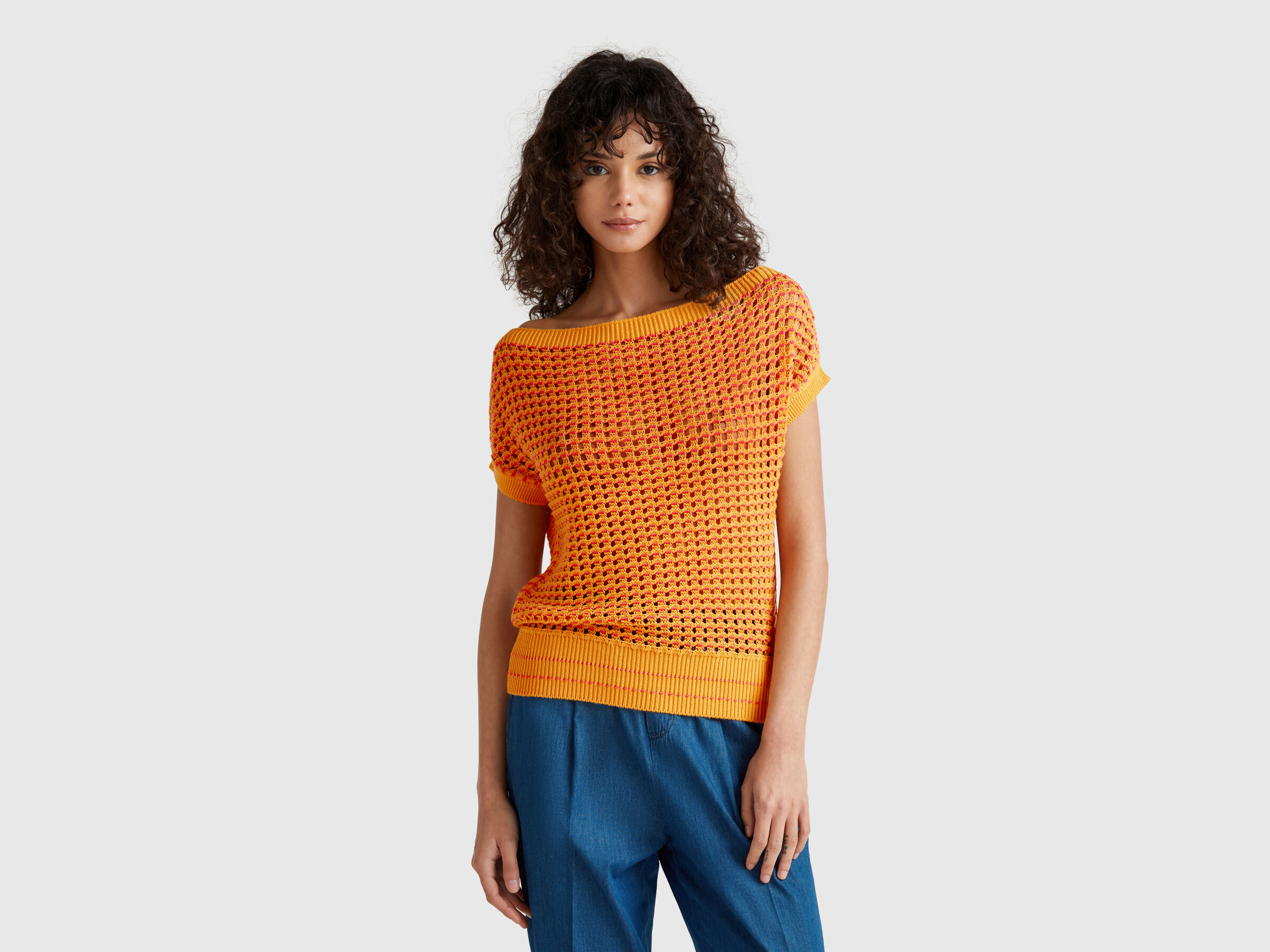 BOAT-NECK SWEATER. Women image number 0
