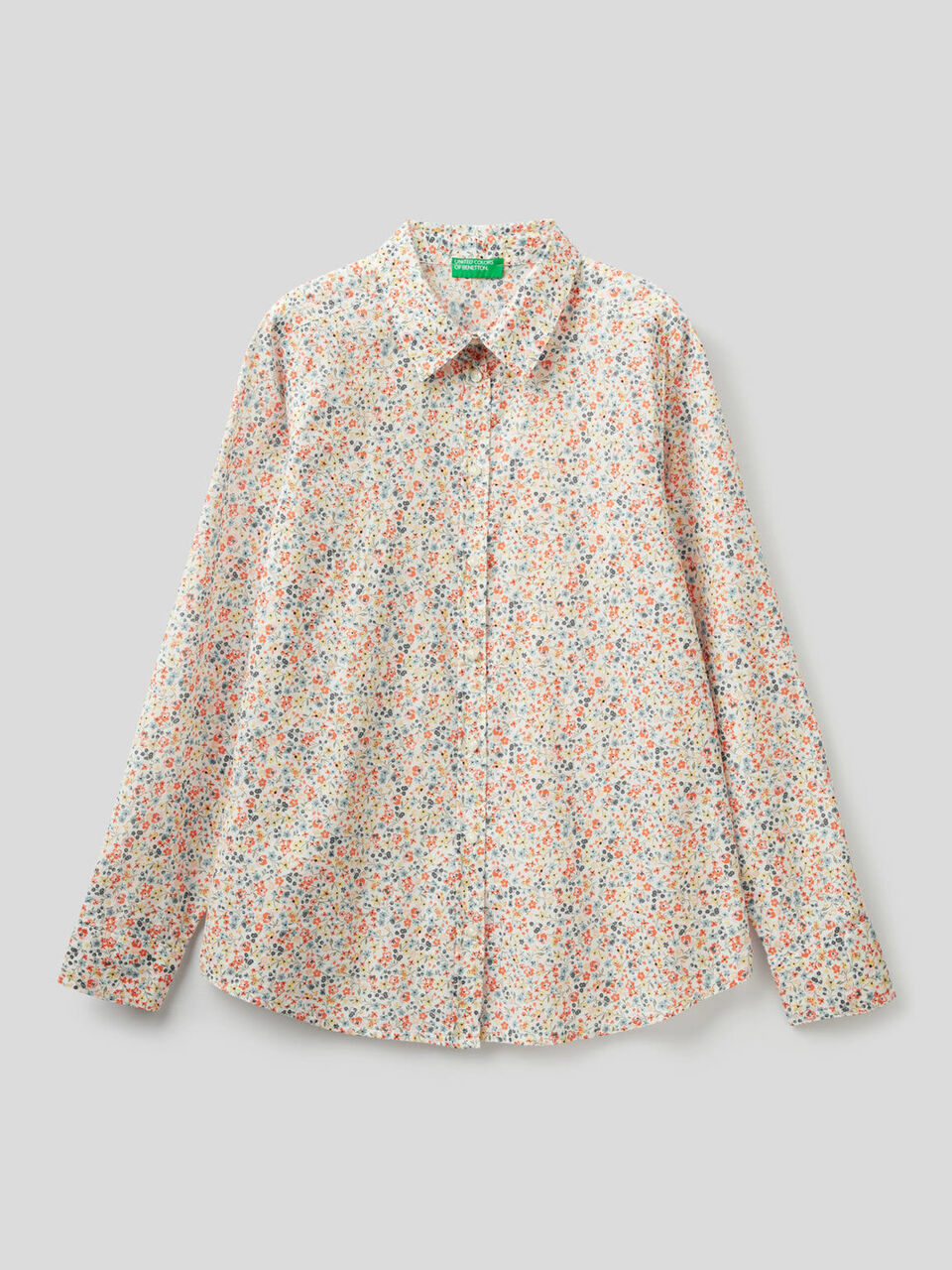 Shirt with allover pattern image number 1