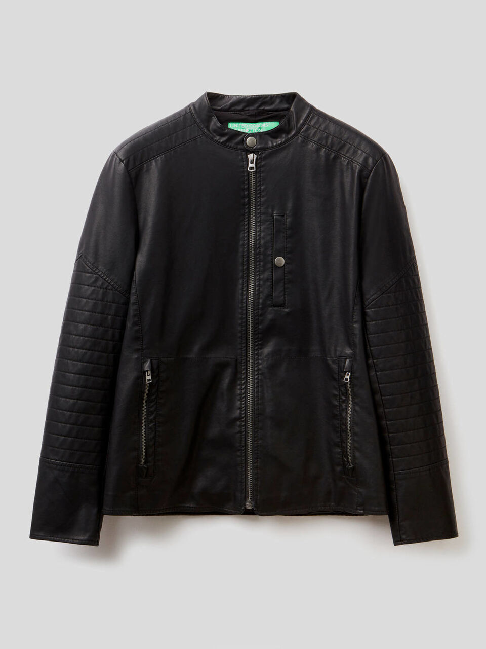 Slim fit biker jacket image number 1