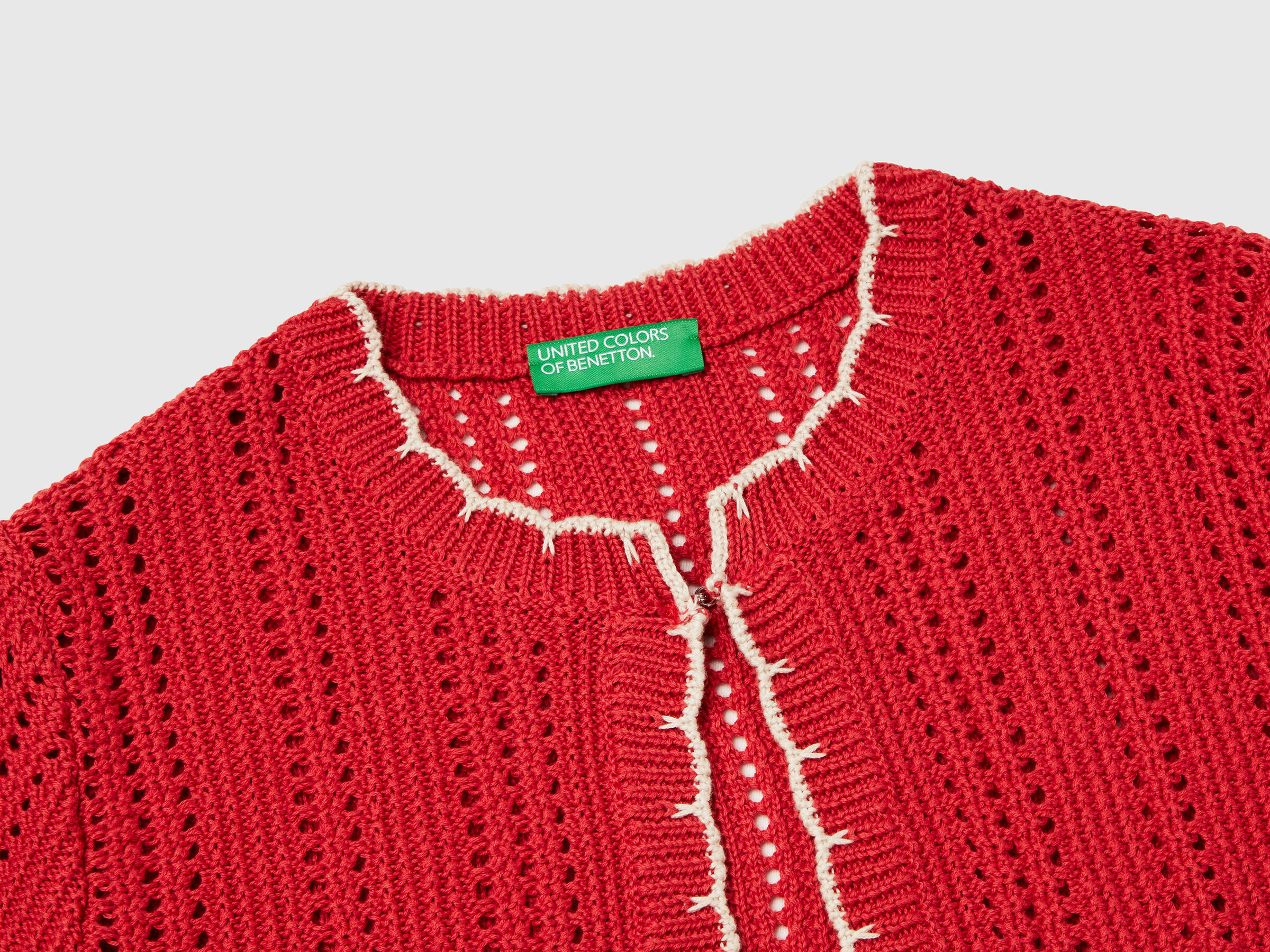 BUTTONED SWEATER H/S Women image number 5