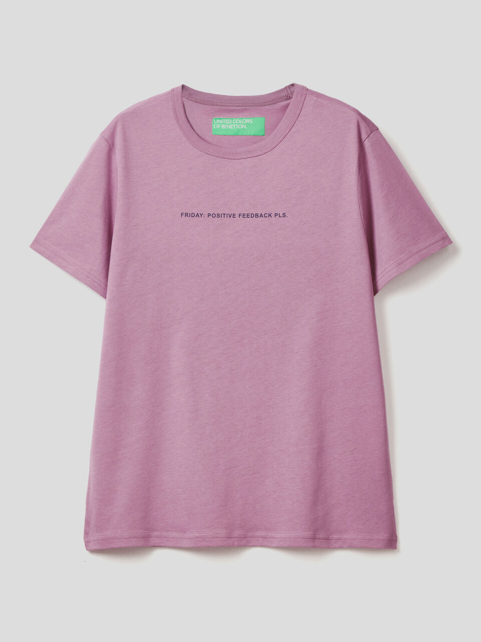 Pure cotton t-shirt with print image number 1