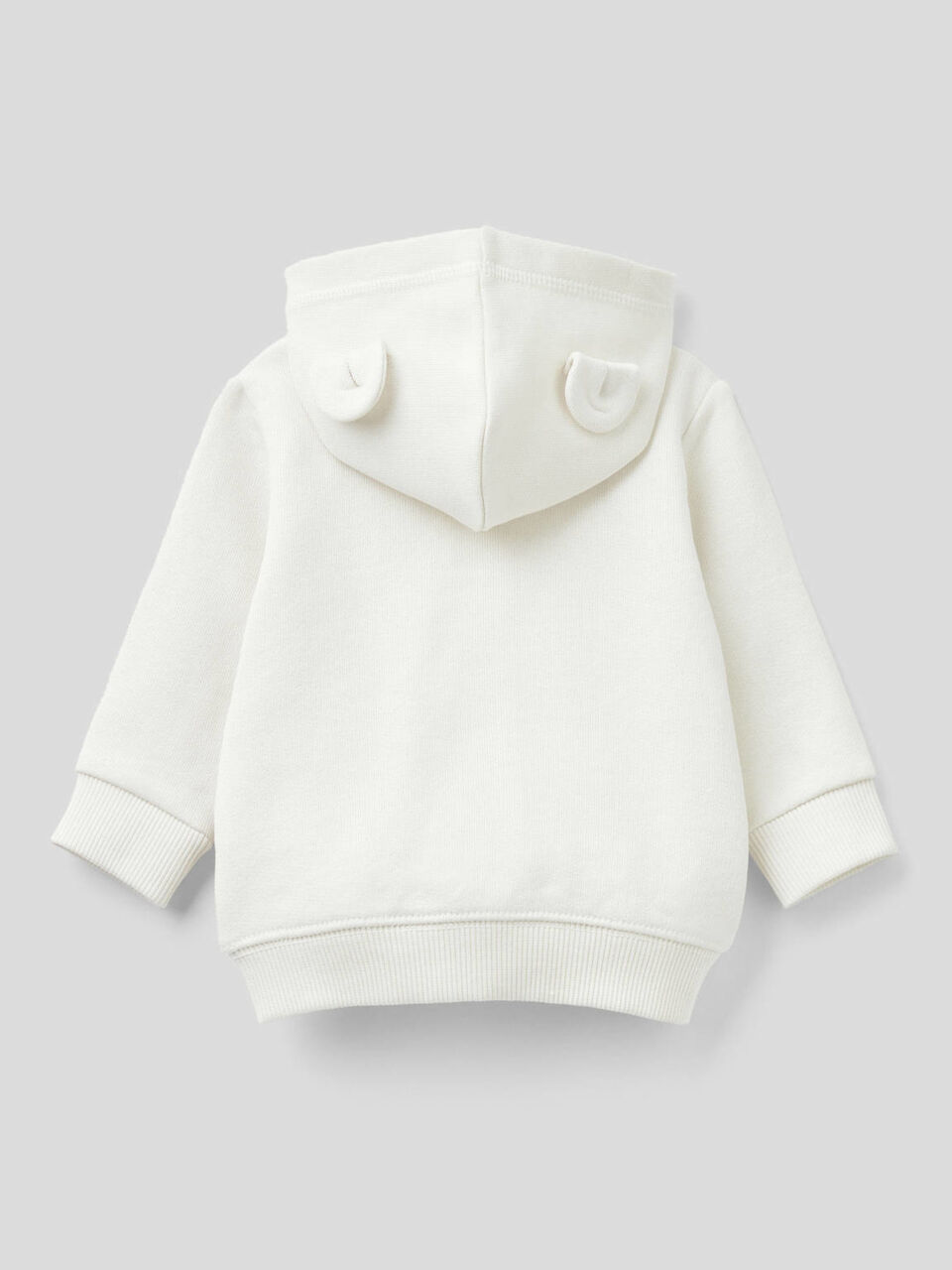 Sweatshirt with hood in organic cotton image number 2